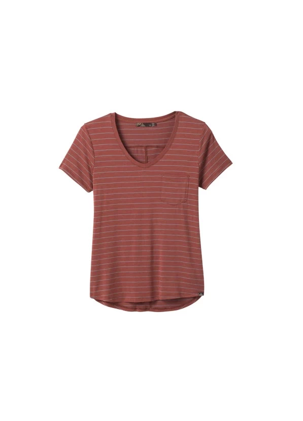 Prana Foundation Short-Sleeve V Neck Top - Women's 5 Prana Foundation Short-Sleeve V Neck Top - Women's - Image 3