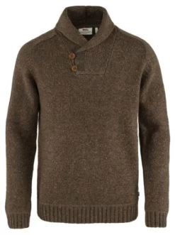FJÄLLRÄVEN Lada Sweater - Men's -Camping shops 1033100055 Fjallraven LadaSweater BogwoodBrown Mens Front