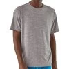 Patagonia Capilene Cool Daily Shirt - Men's -Camping shops 1035961015 Patagonia CapCoolDailyShirt FeatherGrey Mens Front