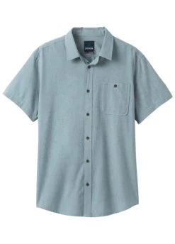 Prana Jaffra Short Sleeve Shirt - Men's -Camping shops 1035962222 Prana JaffraShortSleeveShirt Breeze