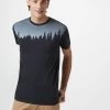 Tentree Juniper Classic T-Shirt - Men's -Camping shops 1035968606 Tentree JuniperClassicTshirt MeteoriteBlackHthr Mens Front