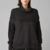 Prana Cozy Up Turtleneck - Women's -Camping shops 1035968796 Prana CozyUpTurtleneck CharcoalHthr Wmns Front