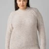Prana Nemma Sweater Plus - Women's -Camping shops 1035969233 NemmaSweaterPlus PebbleGrey Wmns Front
