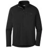 Outdoor Research Vigor 1/4 Zip - Men's -Camping shops 1035969574 Outdoor Research Vigor Quarter Zip Mens Black Front
