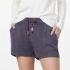 Tentree Instow Short - Women's -Camping shops 1035973923 TenTree InstowShort PeriscopeGrey Wmns Front