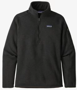 Patagonia Better Sweater 1/4 Zip - Women's -Camping shops 1035975831 Patagonia BetterSweaterQuarterZip Black Womens Front