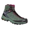 SALEWA Alp Trainer 2 Mid GTX - Women's -Camping shops 1035976215 Salewa AlpTrainer2MidGTX DuckGreenRhododendon Wmns Front