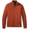 Outdoor Research Trail Mix Snap Pullover I - Men's -Camping shops 1035979646 OutdoorResearch TrailMixSnapPullover Redrock Mens Front min