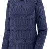 Patagonia Capilene Midweight Crew - Women's -Camping shops 1035982147 Capilene Midweight Crew SideKick Classic Navy W Front