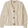 Patagonia Recycled Wool Cardigan - Women's -Camping shops 1035982158 Recycled Wool Cardigan Dyno White W Front