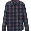 Prana Dolberg Flannel Shirt - Men's -Camping shops 1035982555 Prana DolbergFlannelShirt Nautical Mens Front min