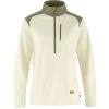 FJÄLLRÄVEN Vardag Lite Fleece - Women's -Camping shops 1035986505 FjallRaven VardagLiteFleece ChalkWhiteLightOlive Wmns Front