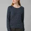 Prana Sol Protect Top - Women's -Camping shops 1035987129 Prana SolProtectTop NauticalStripe Wmns Front