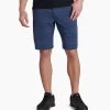 Upriser Short 10" - Men's -Camping shops 1035989142 Kuhl UpriserShort StripePirateBlue Mens Front