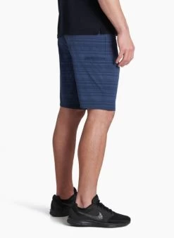 Upriser Short 10" - Men's -Camping shops 1035989142 Kuhl UpriserShort StripePirateBlue Mens Side
