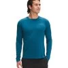 The North Face Big Pine Long-Sleeve Crew - Men's -Camping shops 1035990349 TheNorthFace BigPineLongSleeveCrew BanffBlueHeather Mens Front
