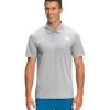The North Face Wander Polo - Men's 1 The North Face Wander Polo - Men's -Camping shops 1035990519 TheNorthFace WanderPolo MeldGreyHeather Mens Front