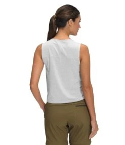 The North Face Dawndream Relaxed Tank - Women's -Camping shops 1035990744 TheNorthFace DawndreamRelaxedTank GardeniaWhiteHeather Wmns Rear