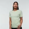 Cotopaxi Do Good T-Shirt - Women's 1 Cotopaxi Do Good T-Shirt - Women's -Camping shops 1035990918 Cotopaxi DoGoodTshirt Lichen Wmns Front