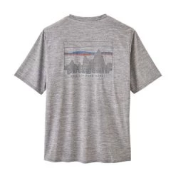 Patagonia Capilene Cool Daily Graphic Shirt - Men's -Camping shops 1035991238 Patagonia CapileneCoolDailyGraphic 73SkylineFeatherGrey Mens Rear