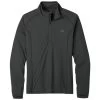 Outdoor Research Echo 1/4 Zip - Men's -Camping shops 1035992581 OR EchoQuarterZip Storm Mens Front