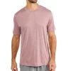Bamboo Motion Tee - Men's -Camping shops 10359928880 Freefly BambooMotionTee HeatherRedAdobe Mens Front