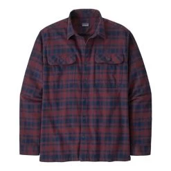 Patagonia Long Sleeve Organic Cotton Midweight Fjord Flannel - Men's 7 Patagonia Long Sleeve Organic Cotton Midweight Fjord Flannel - Men's -Camping shops 1035995986 Patagonia LSOrganicCottonMidweightFjordFlannelShirt ConnectedLinesSequoiaRed Mens Front