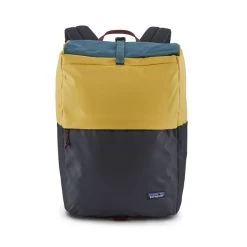 Patagonia Arbor Roll Top Pack -Camping shops 1035996110 Patagonia ArborRollTopPack PatchworkPitchBlue Front