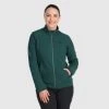 Outdoor Research Vigor Plus Fleece Jacket - Women's -Camping shops 1035996327 OR VigorPlusFleeceJacket Treeline Wmns Front