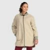 Outdoor Research Juneau Sherpa Fleece Coat - Women's 2 Outdoor Research Juneau Sherpa Fleece Coat - Women's -Camping shops 1035996349 OR JuneauSherpaFleeceCoat Fog Wmns Front