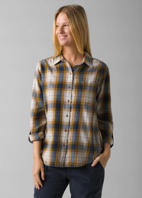 Prana Alfie Flannel Top - Women's 4 Prana Alfie Flannel Top - Women's - Image 2