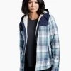 Artisan Hooded Shirt Jacket - Women's -Camping shops 1035998757 Kuhl ArtisanHoodedShirtJacket DustyBlue Wmns Front