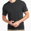 Valiant Short-Sleeve - Men's -Camping shops 1035998912 Kuhl ValiantSS Black Mens Front