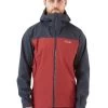 Rab Arc Eco Jacket - Men's -Camping shops 1035998954 Rab ArcEcoJacket BelugaOxbloodRed Mens Front