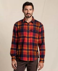 Indigo Flannel Long-Sleeve Shirt - Men's