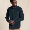 Scouter Cord Long-Sleeve Shirt - Men's -Camping shops 1035999753 ToadAndCo ScouterCordLongSleeveShirt Midnight Mens Front