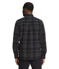 The North Face Arroyo Flannel Shirt - Men's -Camping shops 1035999995 TheNorthFace ArroyoFLannelShirt TNFBlackLargeHalfDomePlaid2 Mens Rear