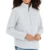 Bamboo Sherpa Fleece 1/2 Zip - Women's 2 Bamboo Sherpa Fleece 1/2 Zip - Women's -Camping shops 1036000378 Freefly BambooSherpaFleeceHalfZip LightGrey Wmns Front