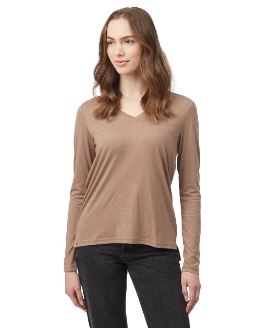 Tentree Treeblend V-Neck Long Sleeve - Women's 3 Tentree Treeblend V-Neck Long Sleeve - Women's