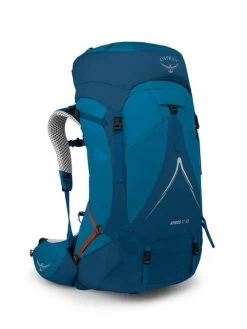 Osprey Atmos AG LT 65 - Men's -Camping shops 1036004238 Osprey AtmosAGLT65 NightShiftScoriaBlue Mens Front