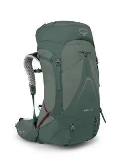 Osprey Aura AG LT 65 - Women's -Camping shops 1036004251 Osprey AuraAGLT65 KoseretDarjeelingSpringGreen Wmns Front
