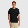 Outdoor Research Essential Pocket T-Shirt - Men's -Camping shops 1036004709 OutdoorResearch EssentialPocketTShirt Black Mens Front