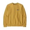 Patagonia Regenerative Organic Certified Cotton Crewneck Sweatshirt - Men's -Camping shops 1036005840 Patagonia RegenerativeOrganicCertifiedCottonCrewNeckSweatshirt SurfboardYellow Mens Front