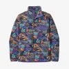 Patagonia Lightweight Synchilla Snap-T Pullover - Men's -Camping shops 1036006057 Patagonia LightweightSynchillaSnapTFleecePullover JoyPitchBlue Mens Front