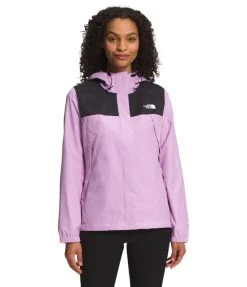 The North Face Antora Jacket - Women's -Camping shops 1036007051 TheNorthFace AntoraJacket TNFBlackLupine Wmns Front