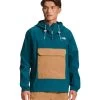 The North Face Class V Pullover - Men's -Camping shops 1036007123 TheNorthFace ClassVPullover BlueCoralUtilityBrown Mens Front