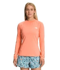 The North Face Class V Water Top - Women's -Camping shops 1036007288 TheNorthFace ClassVWaterTop DustyCoralOrange Wmns Front