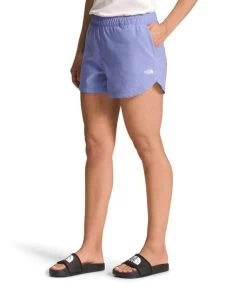 The North Face Class V Short 4" - Women's -Camping shops 1036007293 TheNorthFace ClassVShort4Inch DeepPeriwinkle Wmns Front