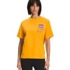 The North Face Short-Sleeve Places We Love Tee - Women's -Camping shops 1036007347 TheNorthFace SSPlacesWeLoveTee SummitGold Wmns Front