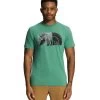 The North Face Short-Sleeve Tri-Blend Bear Tee - Men's 2 The North Face Short-Sleeve Tri-Blend Bear Tee - Men's -Camping shops 1036007432 TheNorthFace SSTriBlendBearTee DeepGrassGreenHeather Mens Front